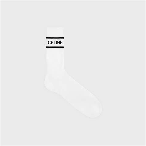 celine white socks|Celine.